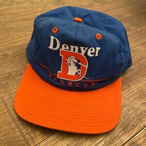 Vintage Denver Broncos Football NFL Eastport Snapback Cap Hat OS Embroidered